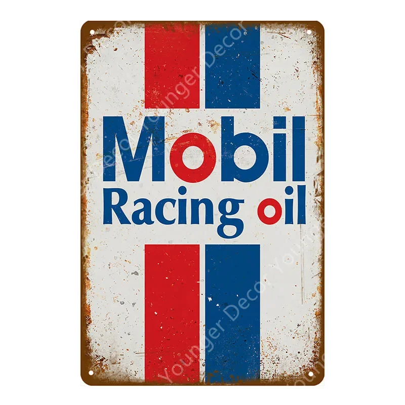 Фото Металлические оловянные таблички для гонок на маслом, мобильный нефть, Mobilgas, винтажная пластина, плакат, бар, гараж, автомобиль, автозаправочная станция, настенные таблички, картина, Декор №3