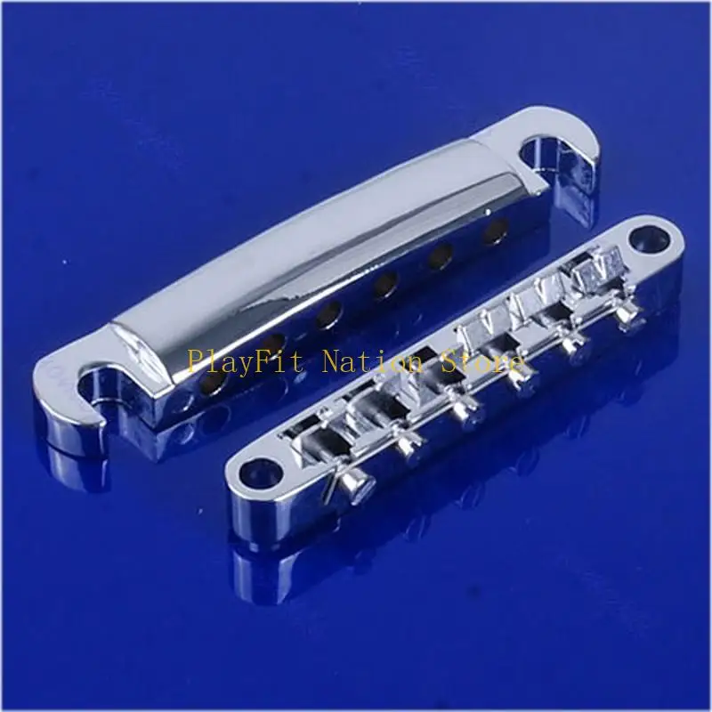 Фото 242f Chrome Guitar Bridge Tune-O-Matic Hailpee Chail для для Set n №4