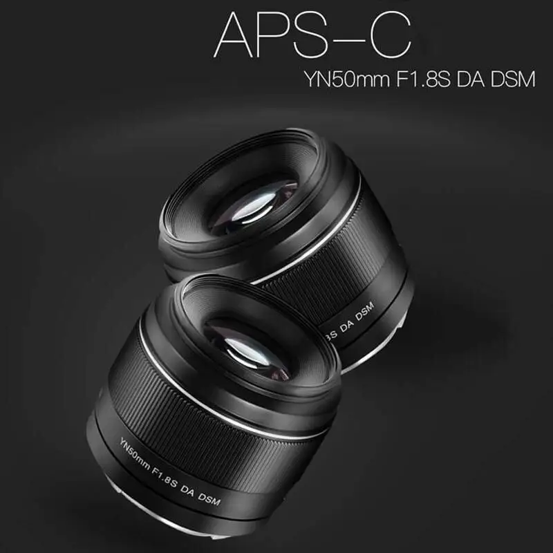 Yongnuo YN50mm F1.8S DA DSM объектив камеры 50mm F1.8 для Sony E-mount для SONY A6300 A6400 A6500 NEX7 фоторамка Автофокус AF/MF