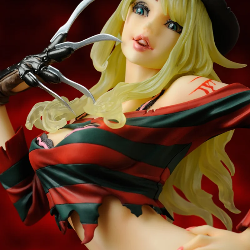 Фото KOTOBUKIYA Original Freddy Vs. Джейсон Фредди Крюгер Статуя Bishoujo Horror Bishoujo Movie X Bishoujo 1/7 Second Edition №4