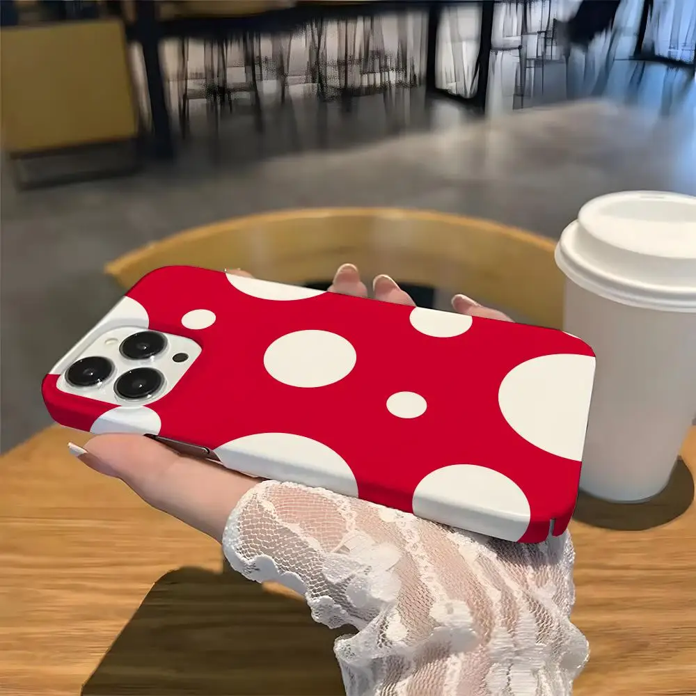 Фото Чехол для телефона MINISO-Yayoi Kusama Art для iPhone 16, 15, 14, 13, 12, 11 Pro Max XS XR XSMax 6, 7 8 Plus, глянцевая HD-пленка №4