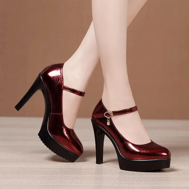 Фото Sepatu Хак tinggi wanita, sepatu kerja Model ручная работа №4