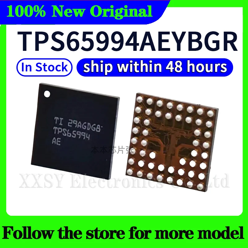 Фото TPS65994ADYBGR TPS65994ACYBGR TPS65993ADYBGR TPS65993ACYBGR TPS65994AEYBGR TPS65993AEYBGR В наличии 48-часовая доставка №5