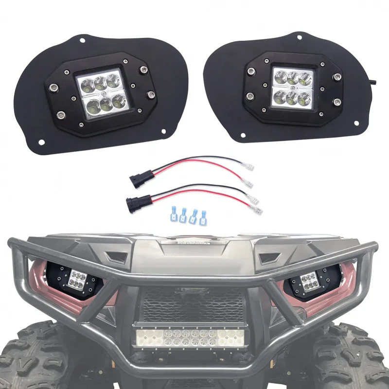 SAAR Подходит для Sportsman 1000 850 570RZR800 Кронштейн переднего фонаря для светодиодного фонаря