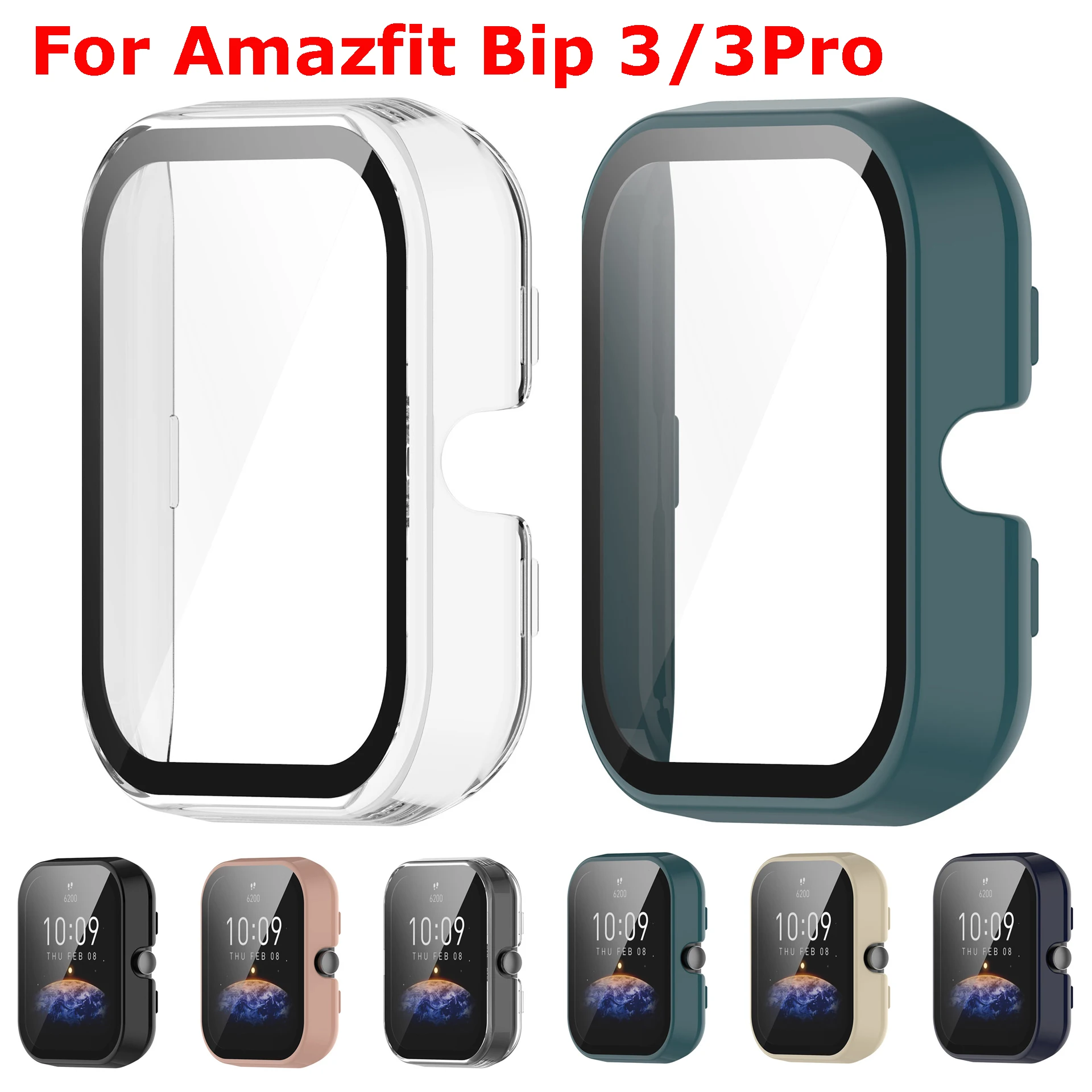 2 в 1, Защитное стекло для Amazfit Bip 3 Bip3 Pro