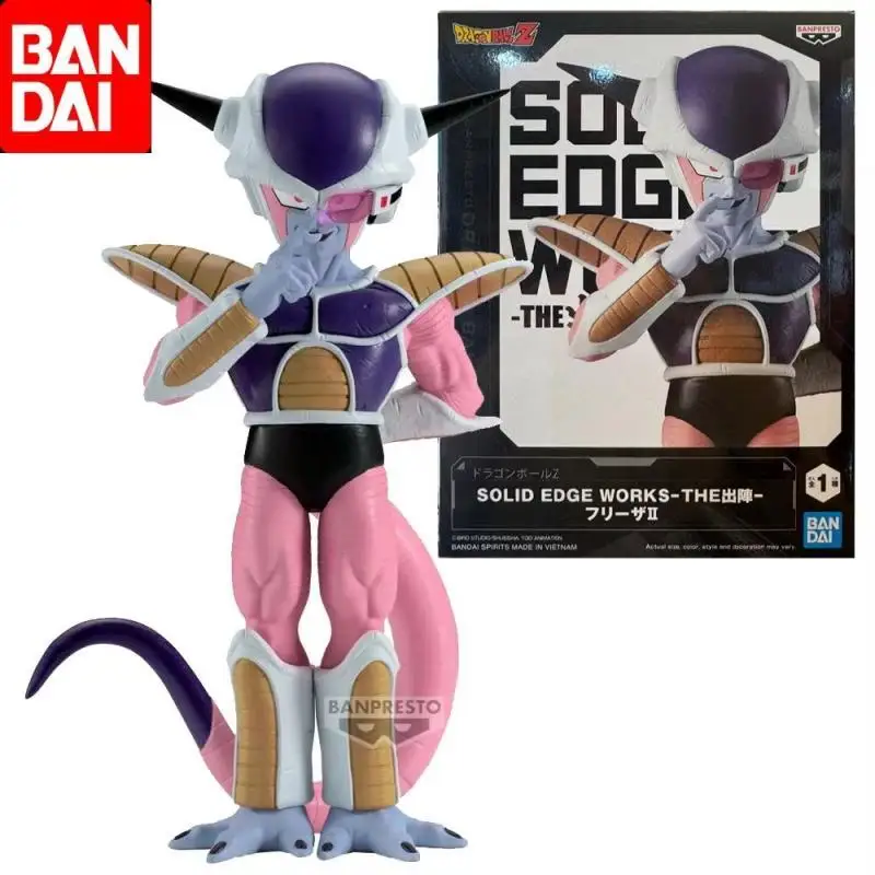 Подлинная фигурка Bandai Banpresto Dragon Ball Z сплошной край работает первая форма Frieza, модель, оригинальное украшение для рабочего стола, игрушка в подарок