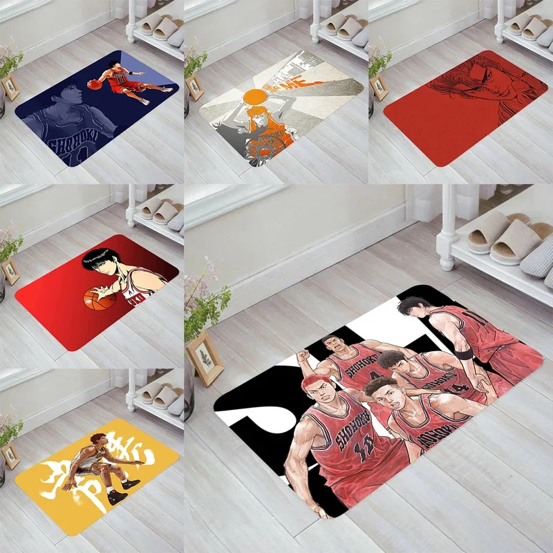 Slam Dunk Аниме Rukawa Kaede Напольный коврик Кухонный ковер Ковры Эстетическое украшение комнаты Коврики Балкон Домашний коврик для входа D @1&e