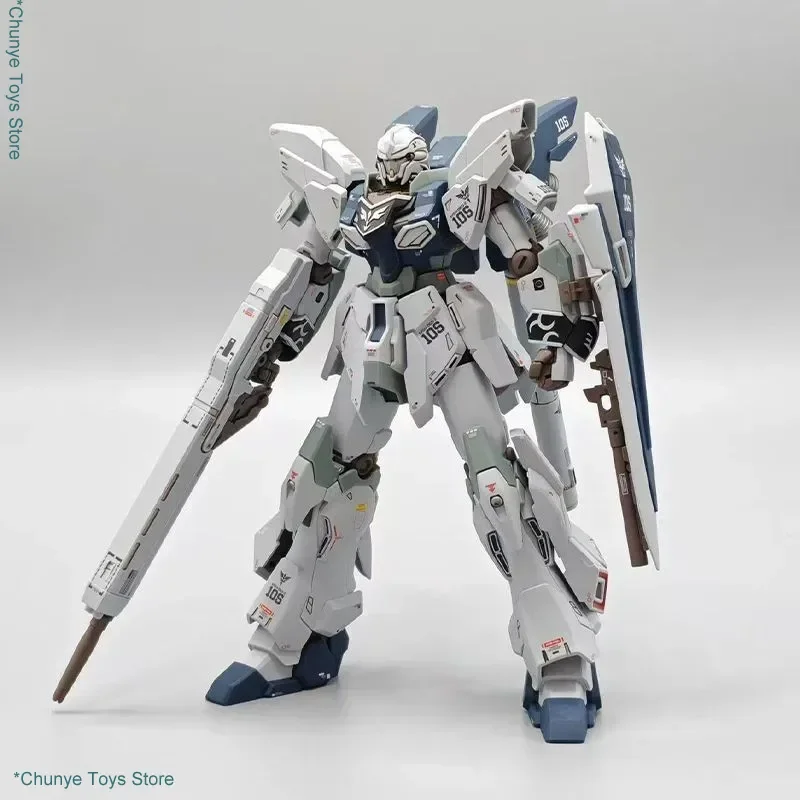 Фото Модель Xf Sinanju Rg 1/144 Msn-06s-2 Stein Narrative Ver. Наборы моделей Флуоресцентные водные наклейки для моделей Фигурки Подарки №2