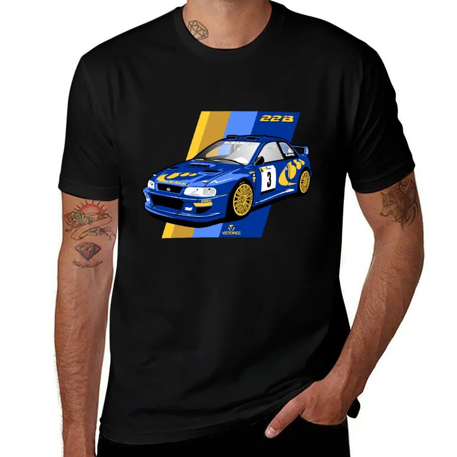 Impreza 22b WRC футболка мужская дизайнерская аниме футболка футболка