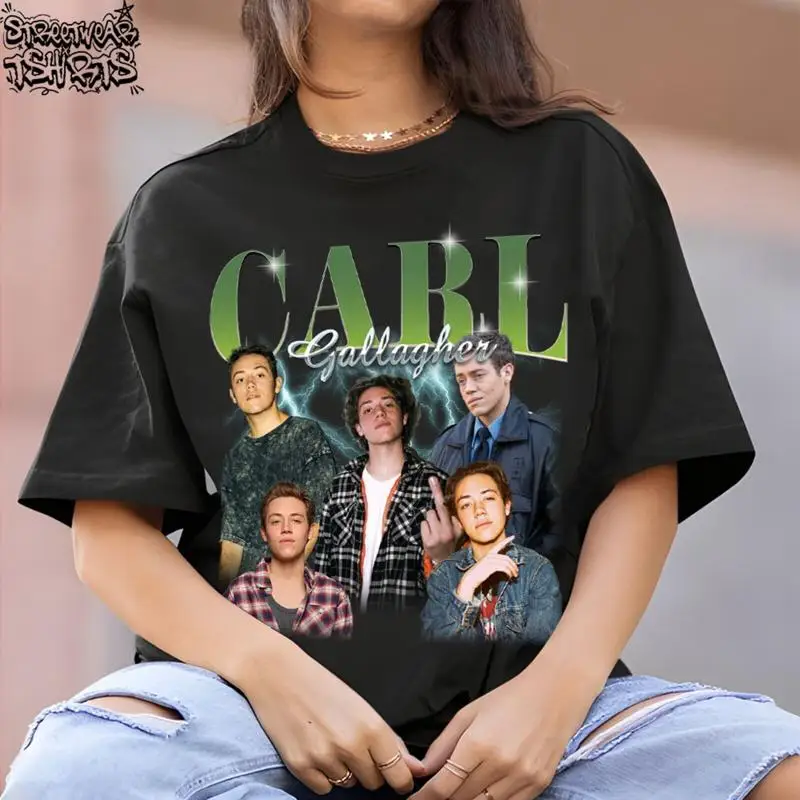 Винтажная футболка 90-х годов Carl Gallagher с актером