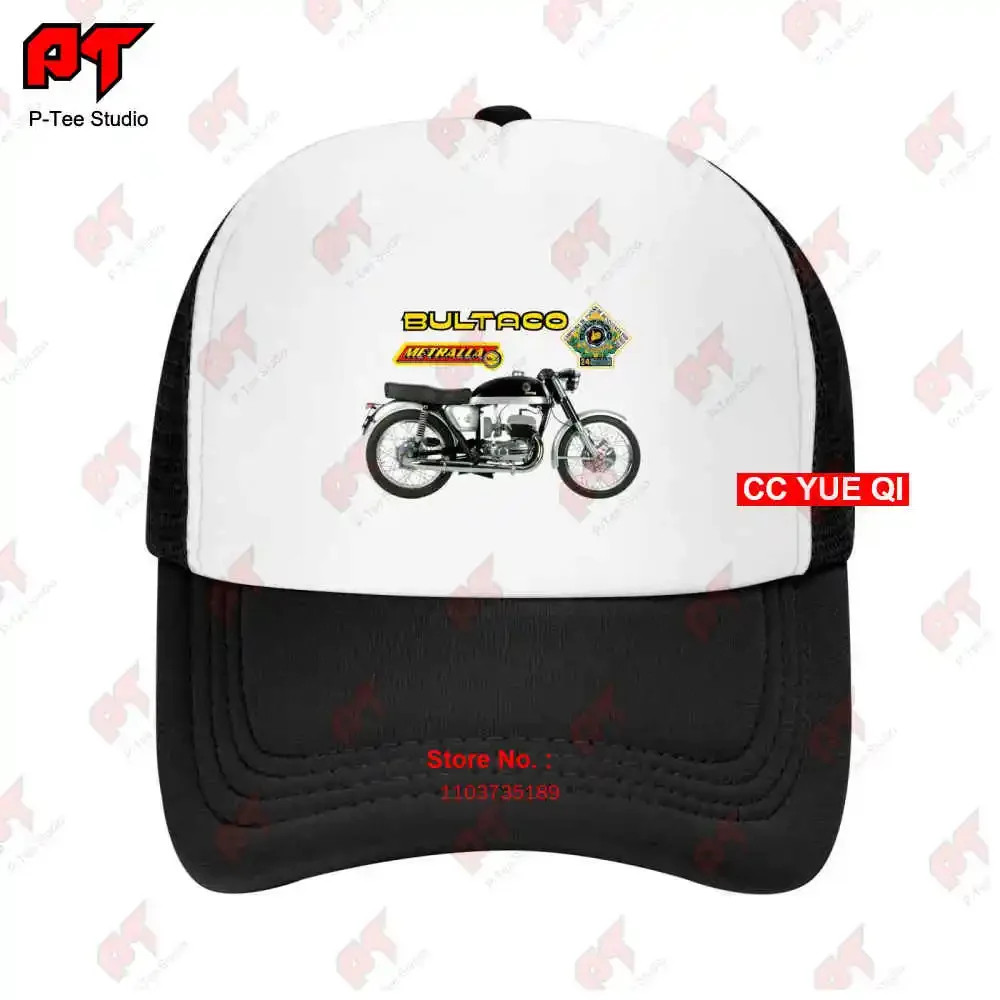 Фото Bultaco Metralla Mk2 Мотоциклетные бейсболки Кепка для грузовика 8E1N №2