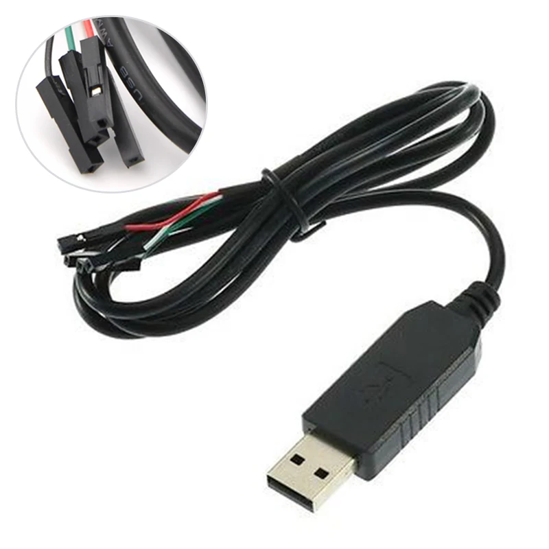 Кабель для скачивания USB в TTL, высококачественный 4-контактный кабель для передачи данных, модуль, преобразователь, кабель для передачи данных, Встроенный TTL COM Стандартный чип