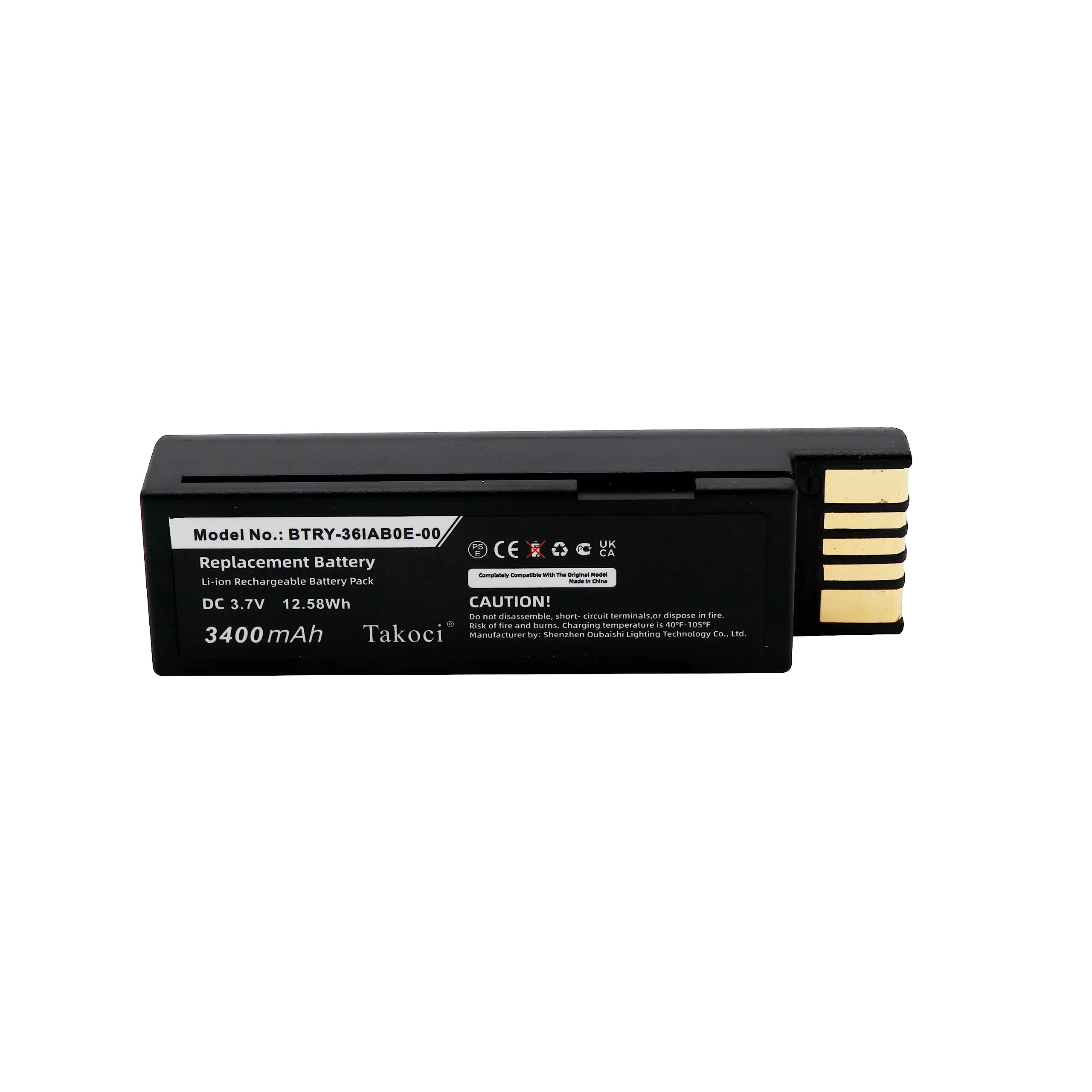 Сменная батарея для Zebra DS3600, DS3678, EVM, LI3600, LI3678, LS3600, LS3678 82-166537-01, стандартная 3,7 в/мА