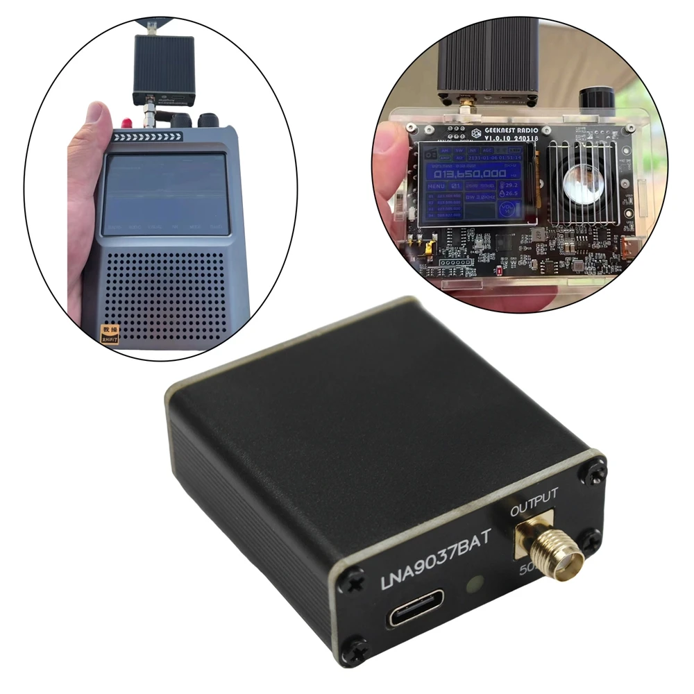 Усилитель сигнала 10k-6GHz вседиапазонный малошумящий усилитель 9037BAT-LNA RF усилитель