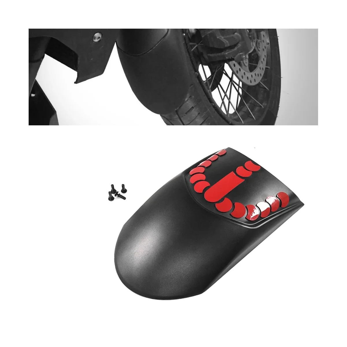 Фото Переднее крыло мотоцикла, удлинитель брызговика для Honda VFR 1200 X VFR1200X Crosstourer 2012-2015- №2