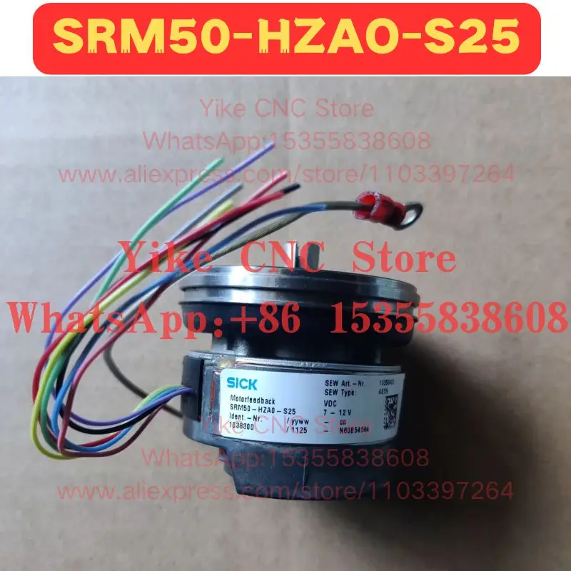 Ускоренная доставка Б/у энкодер SRM50-HZAO-S25 Нормальная функция протестирована в порядке
