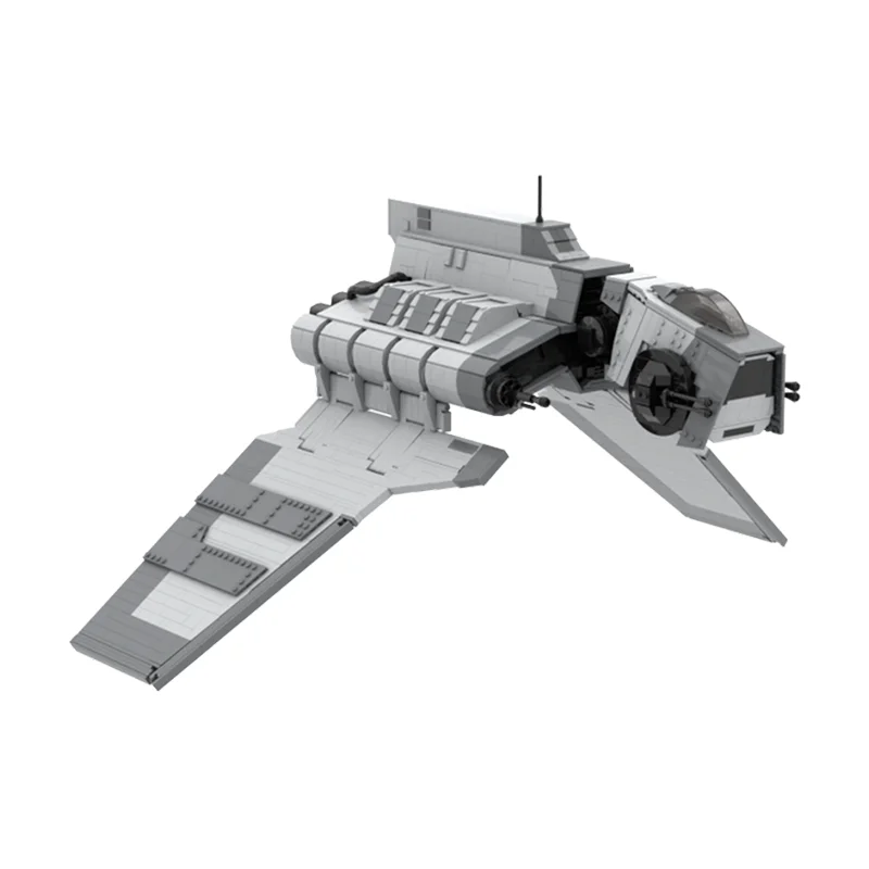 Фото 3484 шт. MOC Imperial Nu-Class Attack Shuttle Majestic DIY модель строительные блоки игрушки на день рождения подарок №4