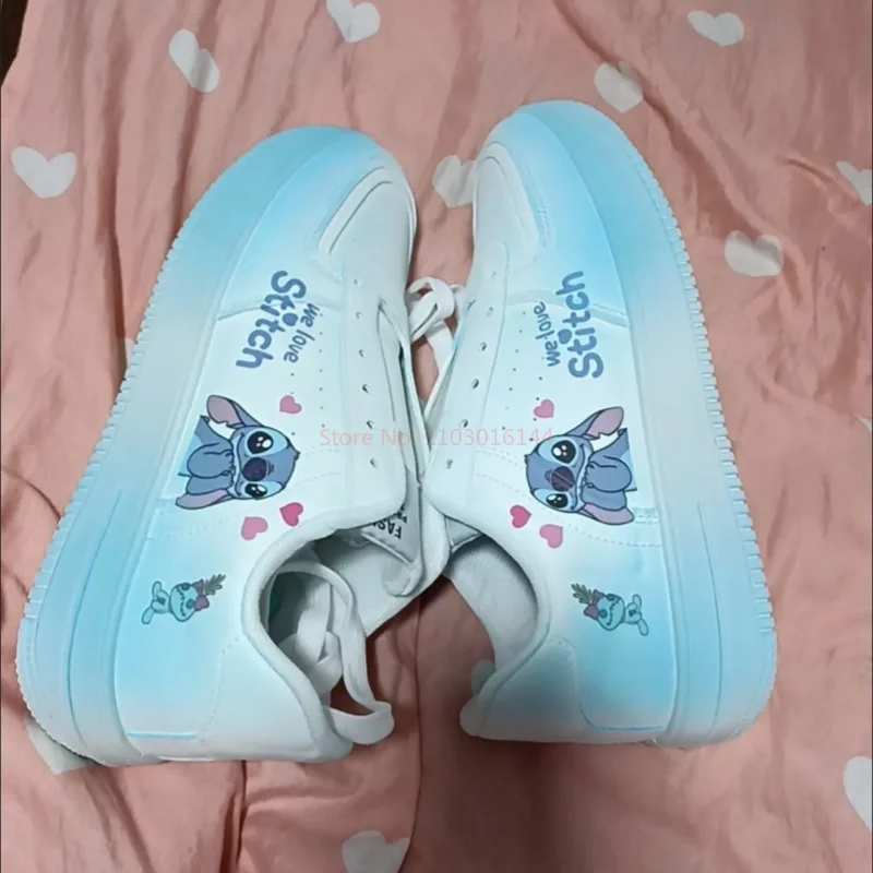 Disney Anime Stitch Angel Sports Shoes Breathable Versatile Couples Cartoon Board Shoes Cute Students Leisure Shoes Lovers Shoes (art.: 3920cad4b4f2a) - 3920cad4b4f2a