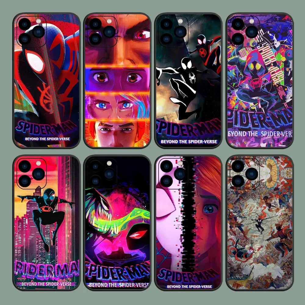 Чехол MINISO S-Spider-Man Verse Beyond для телефона iPhone 8 11 12 13 14 15 Mini X XR XS PRO MAX Plus, чехол