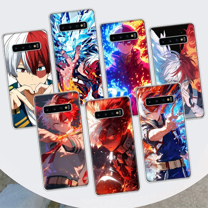 Чехол для телефона Todoroki Shoto MHA My Hero для Samsung Galaxy S7 S8 S9 Plus S10E S10 Lite Note 20 Ultra 10 Pro 9 8 M12 M21 M30S M32 M