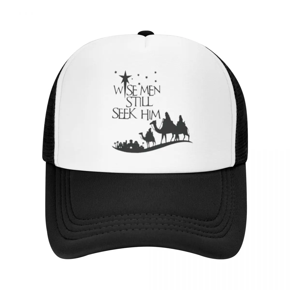 Wise Men Still Seek Him Походные бейсболки Мужские унисекс Мужская пляжная шляпа от солнца Хип-хоп Кепка дальнобойщика