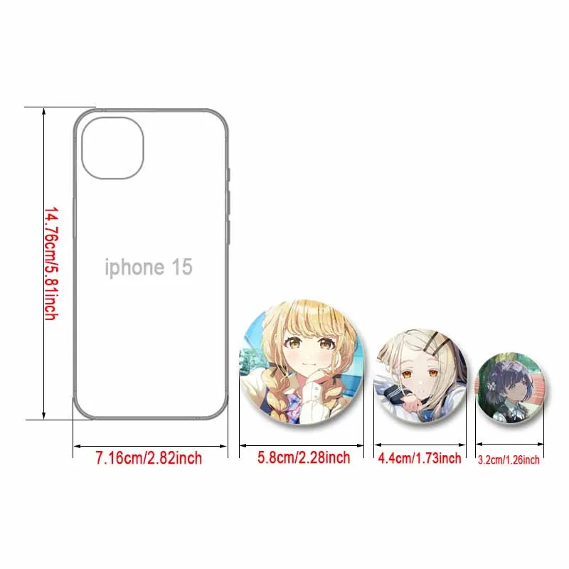 Фото Музыкальная игра Gakuen Idolmaster жесть, брошь, милый мультфильм для девочек, Kotone Fujita Saki Hanami, булавки, ювелирные изделия, значок, подарки для друзей №2