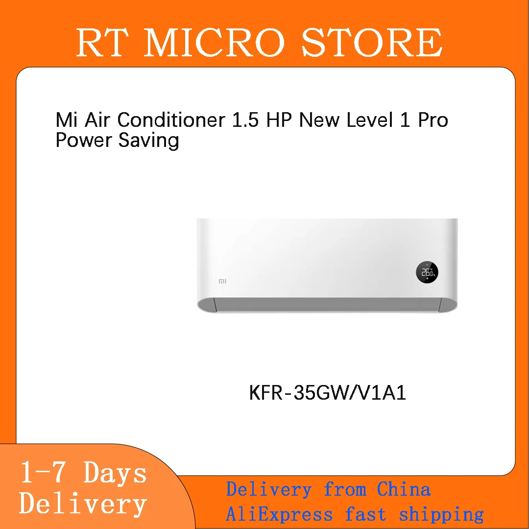 Кондиционер Xiaomi, 1,5 л/с, новый уровень 1 Pro, огромная энергосберегающая модель, раздельная настенная установка V1A1, Быстрое нагревание, охлаждение