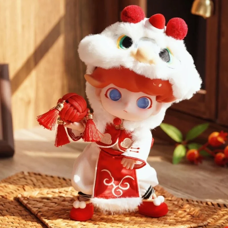 Лидер продаж, подлинная 20 см Dimoo Auspicious Beast Series 1/8 Bjd, хлопковая кукла, совместный экшн-костюм, украшение для дома, настольная игрушка
