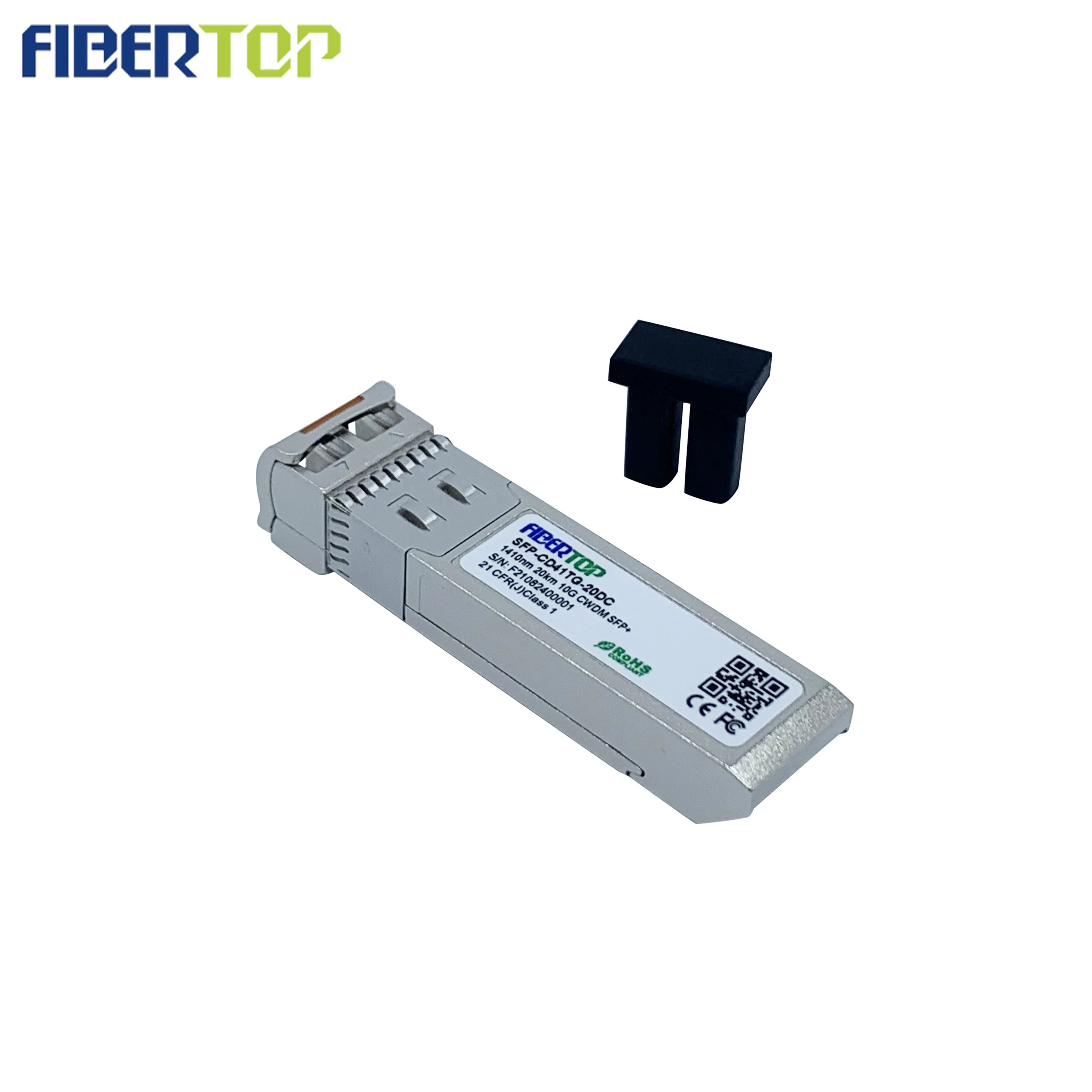 Фото Волоконно-оптический трансивер FIBERTOP mikrotik, совместимый с 10G sfp + cwdm 1410 нм, 20 км, одномодовый оптический модуль приемопередатчика, Дуплексный lc DDM №5