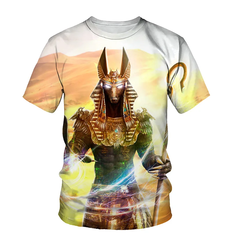 Фото Мужской фотобокс Anubis с 3D рисунком, кожаный чехол для переноски, летний мужской повседневный бокс в египетском стиле со старым режимом, 2021 №2