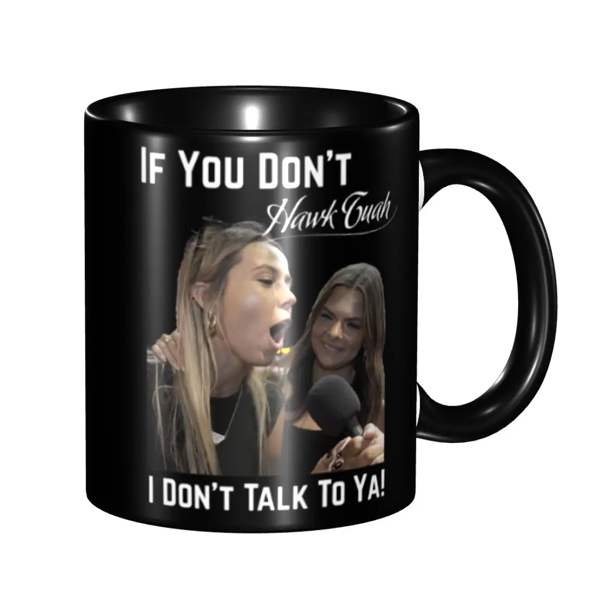 2024 Hawk Tuah сплюснула на Танг мем Merch кофейные кружки Смешные Hailey Welch Цитата чашка подарок