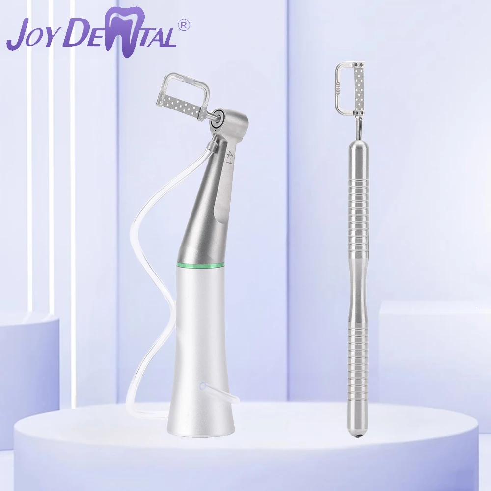 Стоматологический наконечник с углом наклона JOY DENTAL, снижение 4:1, Многофункциональные Наборы, зеркальная интерпроксимальная зачистка