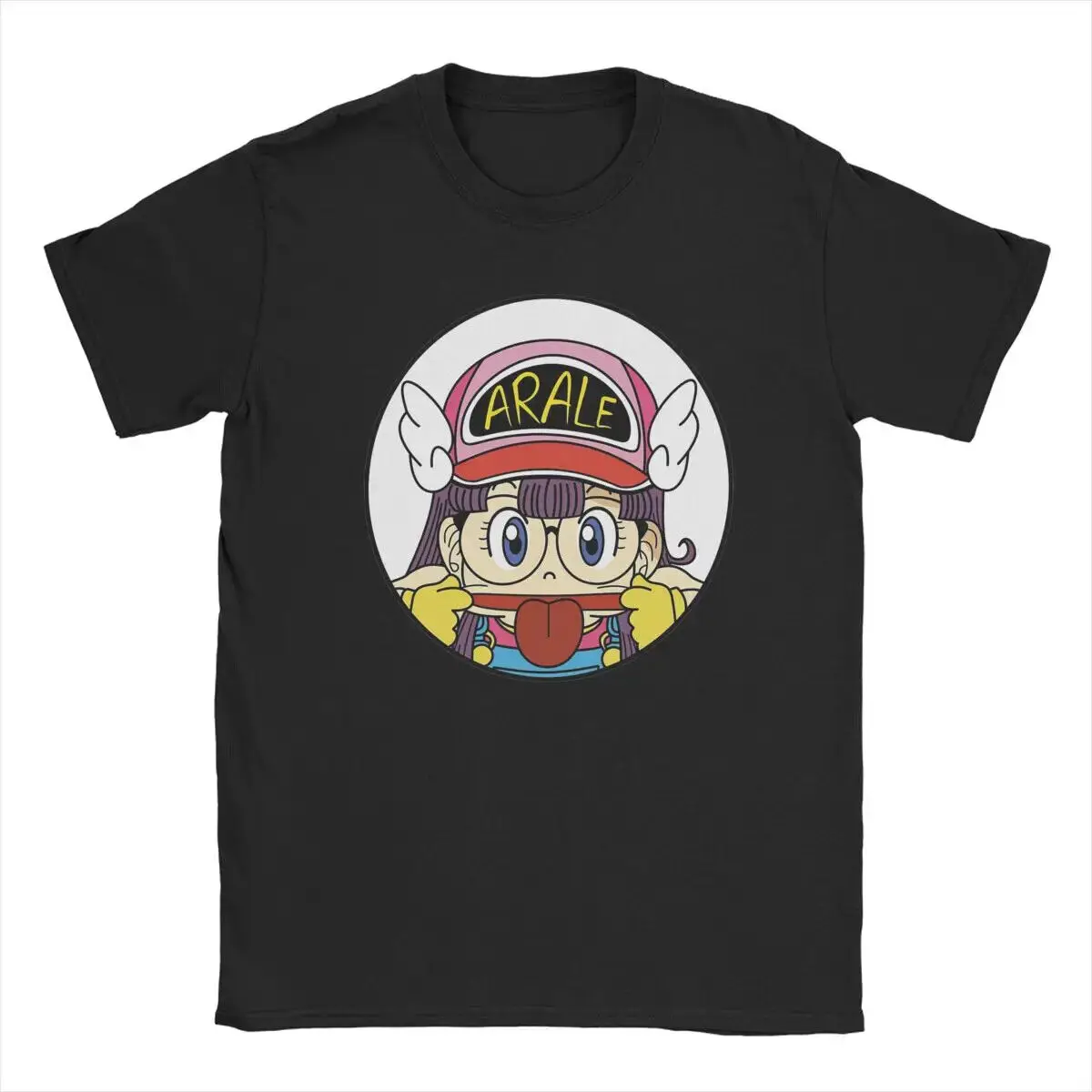 Arale Dr.Slump мужские футболки Аниме новинка футболка с коротким рукавом круглым вырезом T-Shir