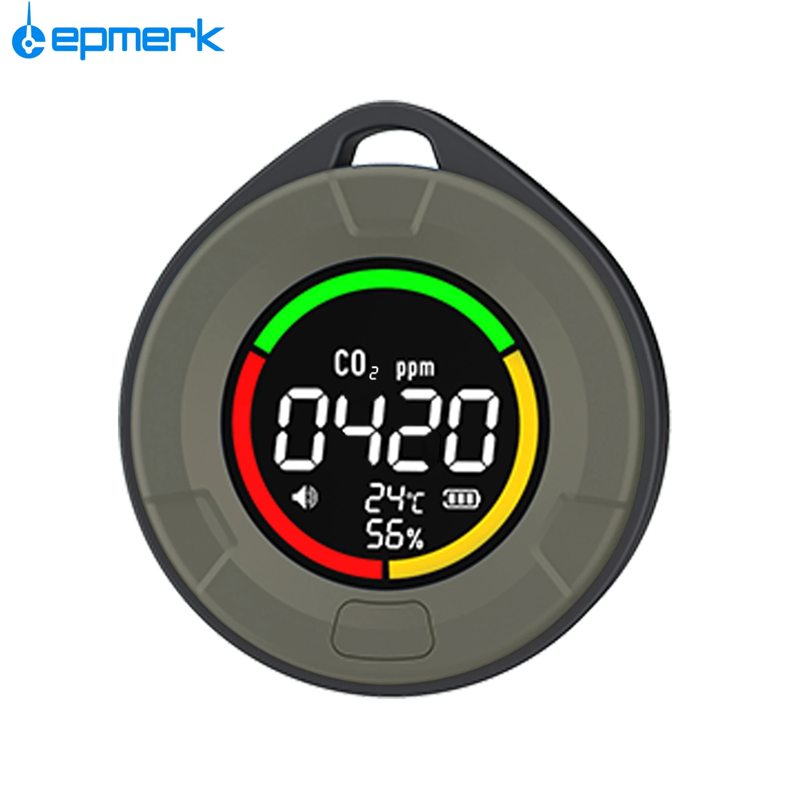 Lepmerk Mini CO2-детектор PTH-10C CO2-метра качества воздуха Монитор воздухозалогического анализатора Digital CO2 Детектор датчика датчика CO2