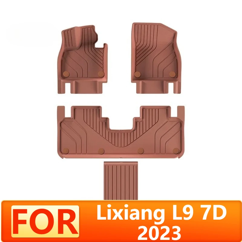Новый продукт, коврики премиум-класса 3D TPE для Li Xiang L9 2023, роскошные водонепроницаемые вкладыши на заказ, защита от атмосферных воздействий, 4 шт.