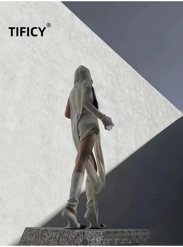 TIFICY High Street модные джемперы женские двухслойные с длинными рукавами мульти одежда французский женский вязаный свитер топ Y2k одежда (art.: 3920ca2fd0af0) - 3920ca2fd0af0