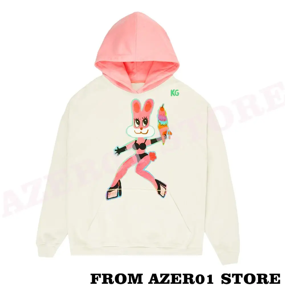 Толстовки Karol G Bunny para homens e mulheres, moletom com capuz, манга comprida, streetwear doce, merch novo album, inverno