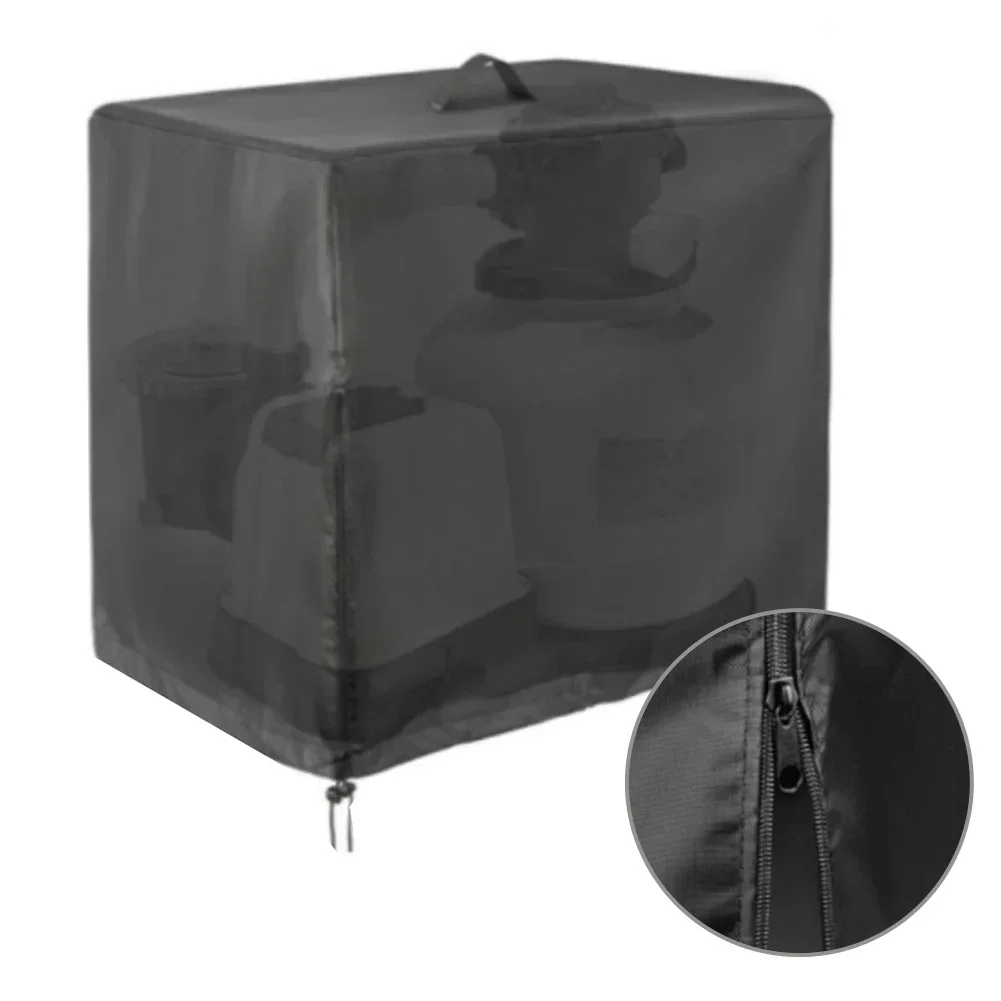 Фото Стильная крышка песочного фильтра черного цвета для насоса Intex Krystal Clear Pool Pump Enhance Visual Appeal вашего зоны бассейна №2