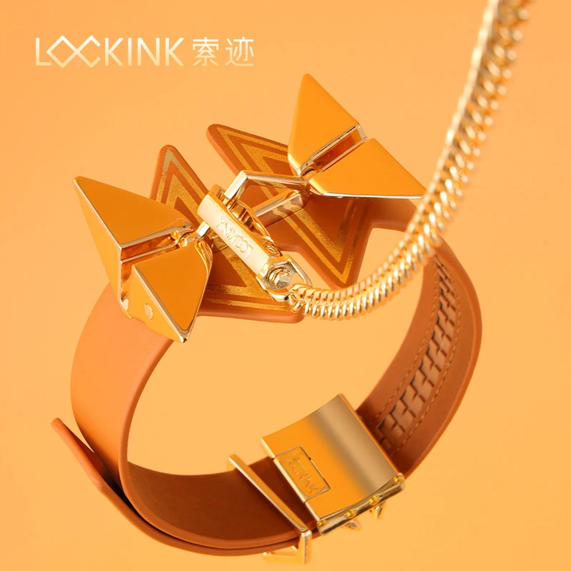 Lockink Samanda, эротические воротники, Тяговая цепь, инструменты для флирта, бондаж K9, шейный воротник, товары для взрослых