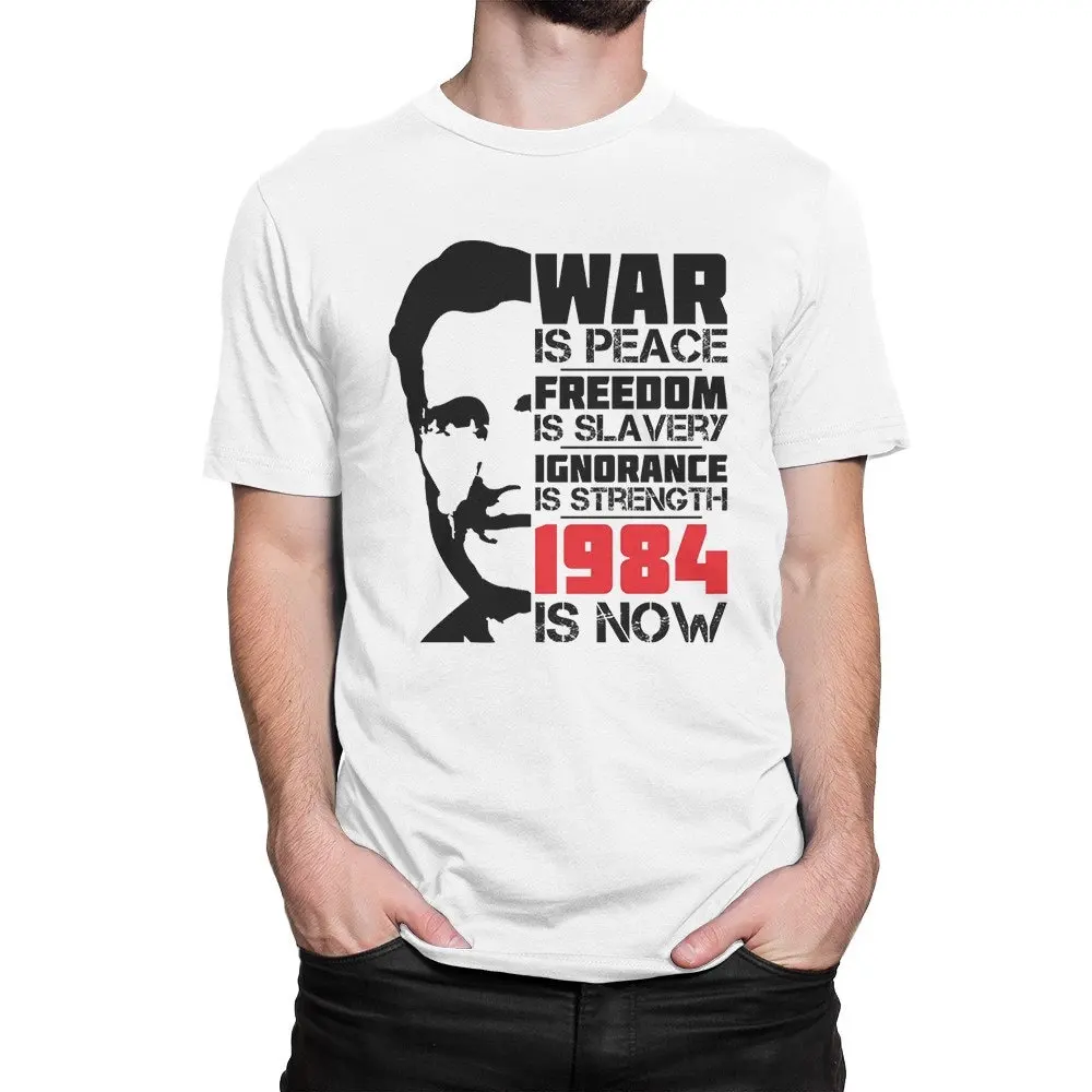 Футболка George Orwell 1984 Мужская и женская, размеры Bc 140