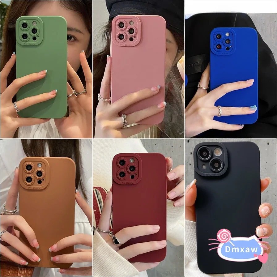Для Realme Narzo 50A 50i 30 20 Pro 4G 5G Realme V13 Q3 Pro 5G Q3i GT Master Narzo 30 5G чехол однотонный матовый мягкий чехол для телефона
