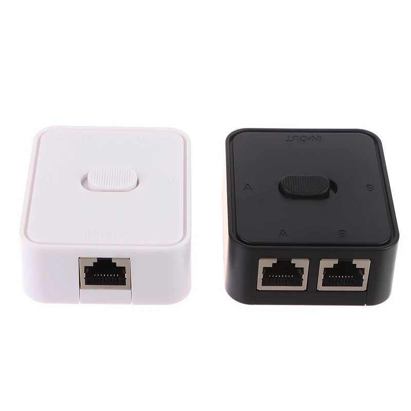 Двухпортовый гигабитный сетевой коммутатор RJ45 CAT 5/6 LAN хаб сетевой переключатель коробка селектор без питания двухсторонний адаптер соединитель