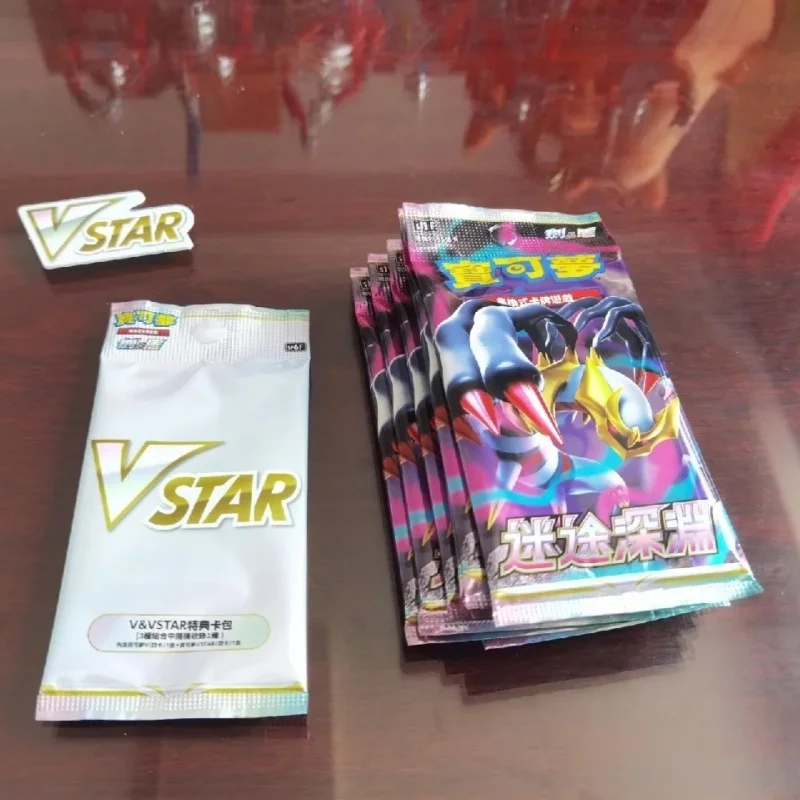 Фото В наличии 100% оригинальные китайские PokéMon Ptcg Vstar специальная комбинация Sp6 Cangxiang Zangmarante & Lotome коллекции подарков на день рождения №4