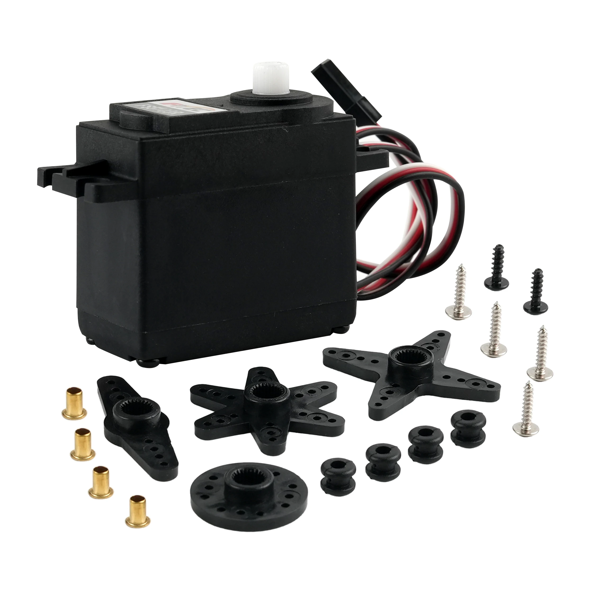 Фото Feetech FS5103R Аналоговый сервопривод 3 кг.см 360° °   Сервопривод с непрерывным вращением 25T для Arduino Raspberry Pi RC Car Robot DIY №5