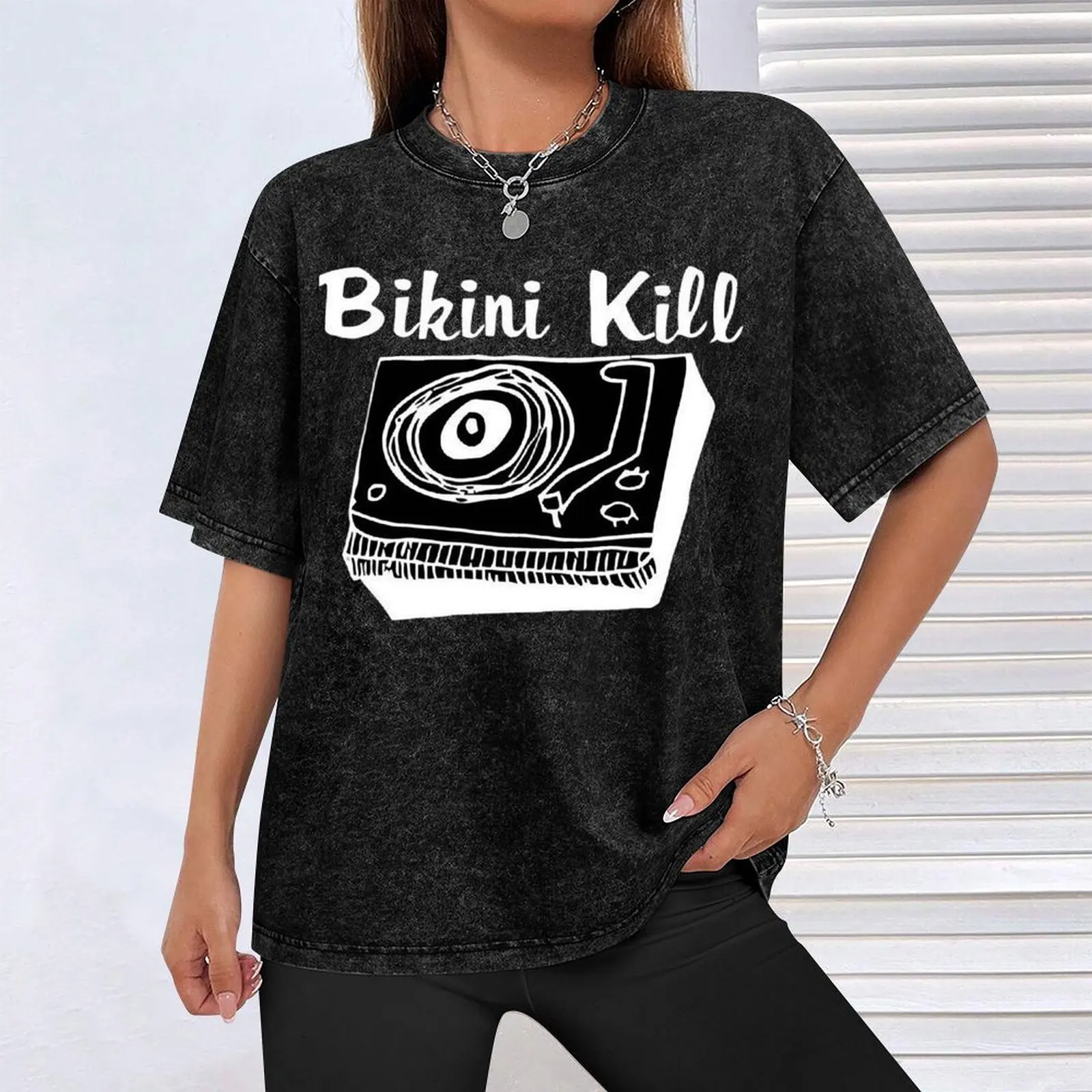 Фото Футболка Bikini Kill, тяжелые хлопковые футболки с рисунком, футболка на заказ для мальчика, простые белые футболки для мужчин №4