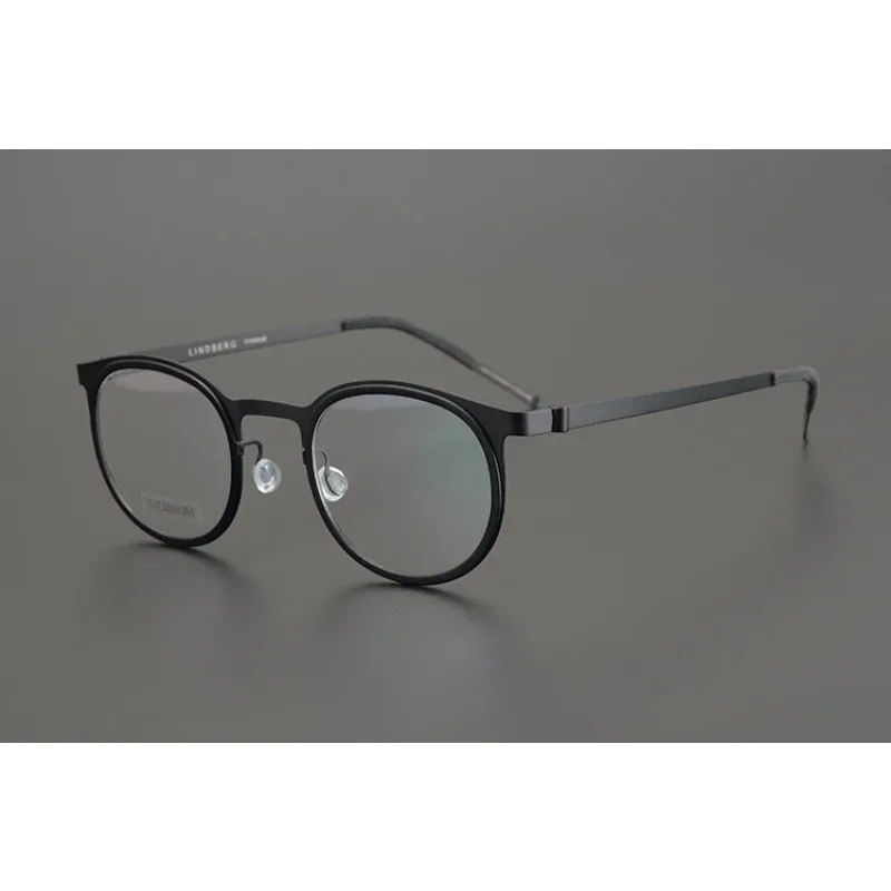 Light Titanium Retro Round Frame Screw-free Men's and Women's Myopia Glasses Custom Prescription Lens Reading Anti-blue Light. (art.: 3920ccf82a0a0) - 3920ccf82a0a0
