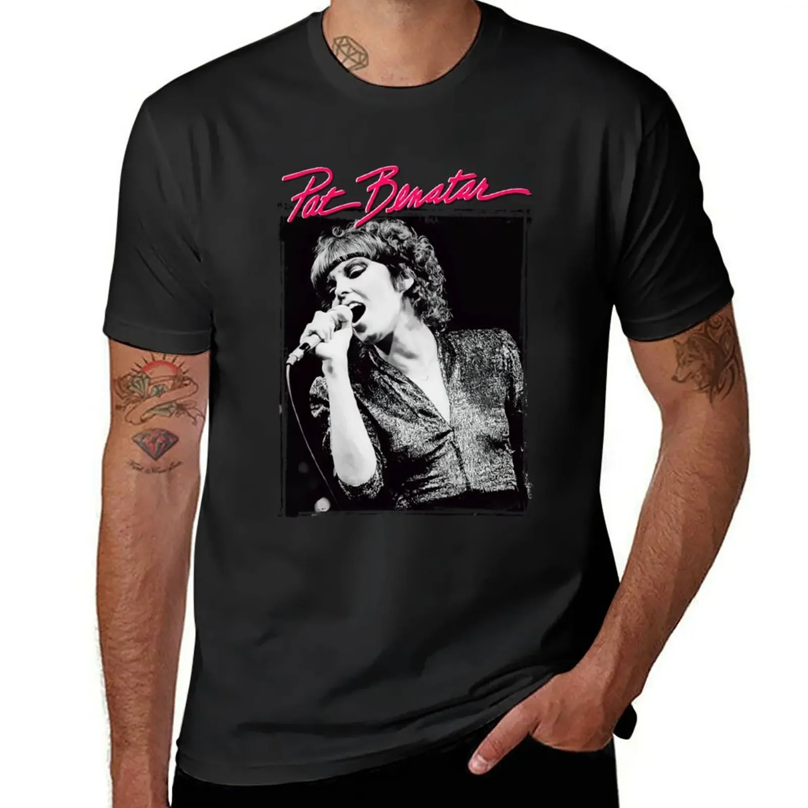 Футболка Pat Benatar, футбольная футболка больших размеров, одежда, мужские футболки с рисунком, большие и высокие
