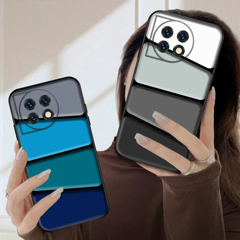 Фото Цветные блоки для OnePlus 8 9 11 12 13 10 Pro 9RT 8T 12R Ace 3 5 2V Nord CE 4 Lite N20 SE 30 200 силиконовый мягкий чехол для телефона №2