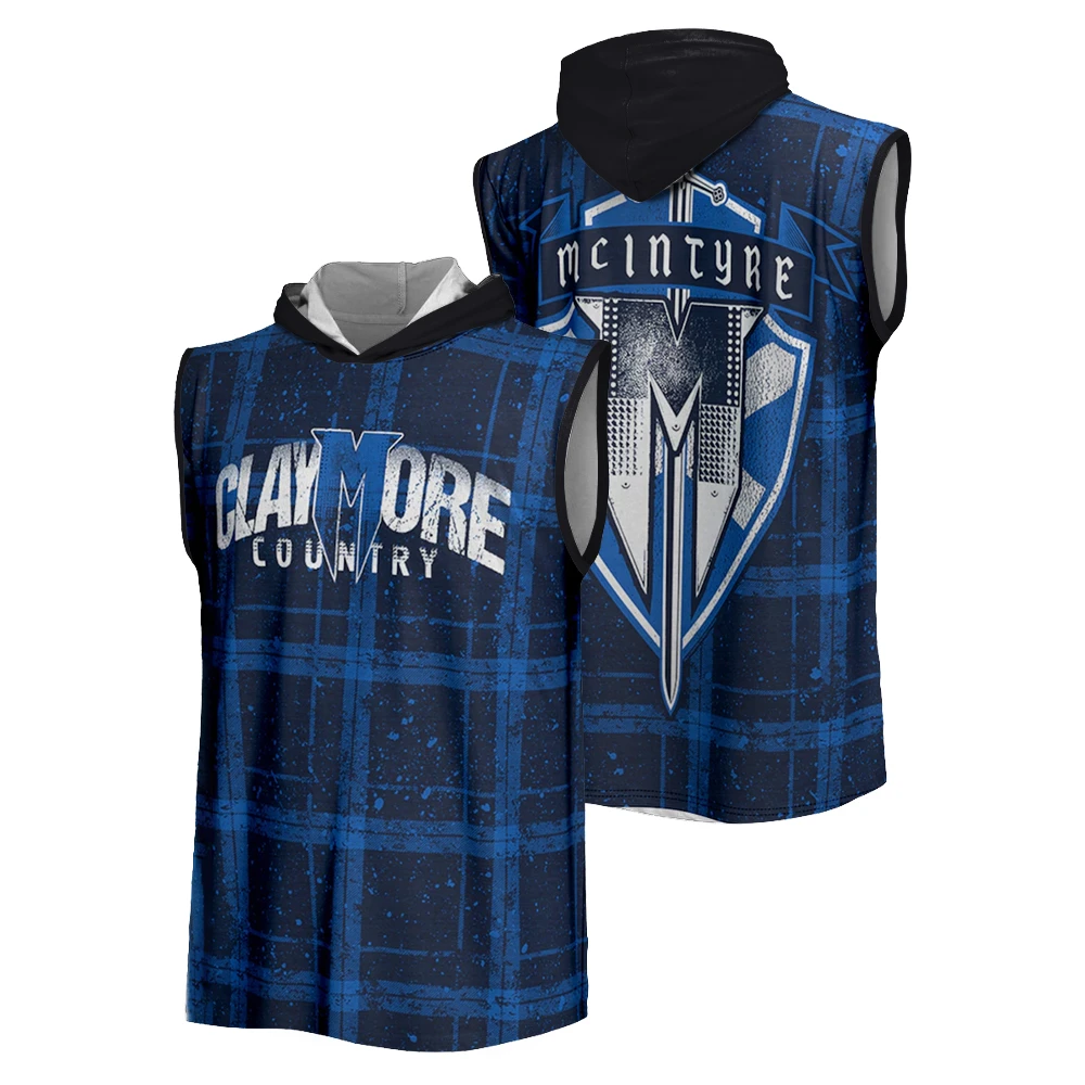 Drew McIntyre Claymore Country 2025, спортивная толстовка без рукавов для борьбы, мужской и женский жилет с капюшоном, детский новый уличный жилет, майка