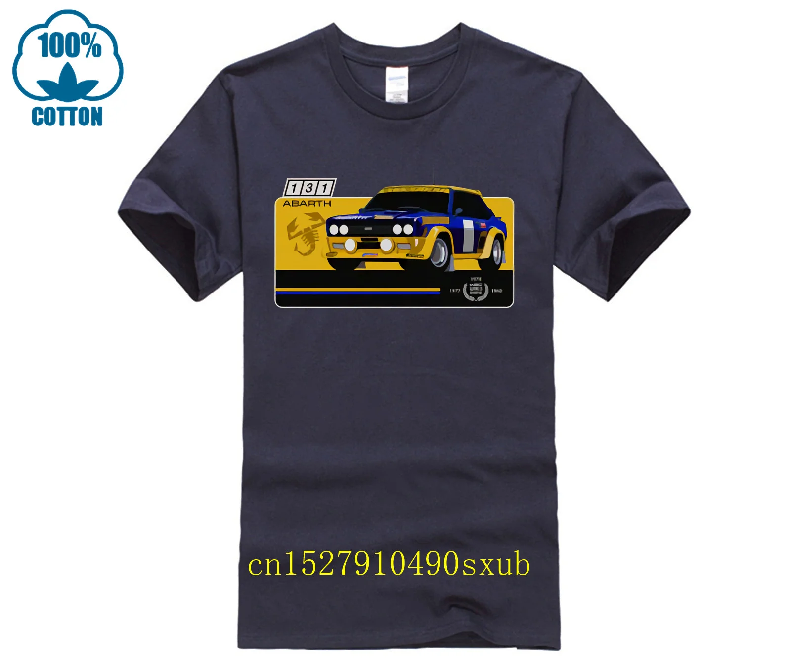 Модная футболка из 100% хлопка Rally Fiat 131, Abarth Rally, черная футболка с круглым вырезом и легендами гоночного автомобиля, крутая мужская футболка (art.: 3920cf0c8cb04) - 3920cf0c8cb04